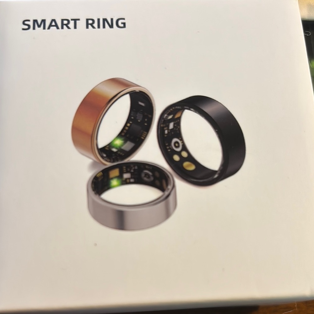 Smart Ring in Black, Silver, and Gold